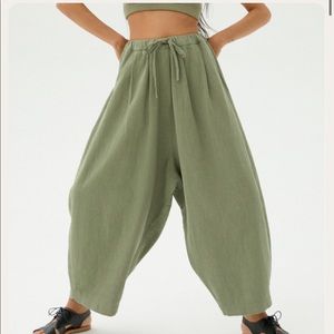 Monica Cordera Maxi Ramie Pants O/S